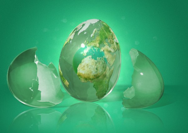 Земля из яйца