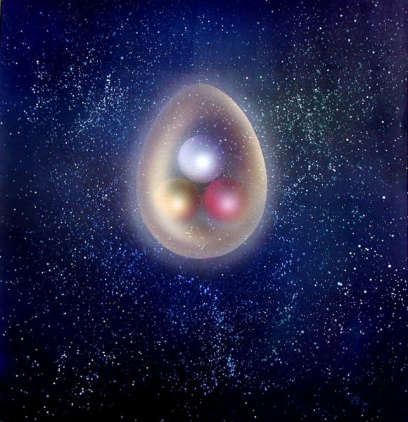 Олег Высоцкий картины о космосе