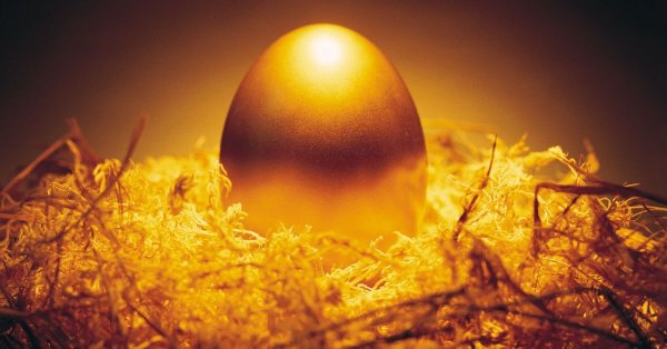 Яйцо куриное золотое