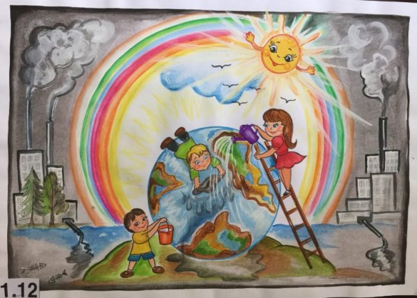 Планета детства рисунок