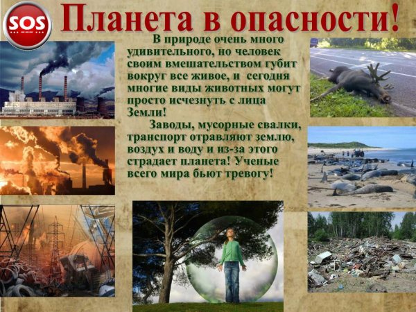 Экология в опасности