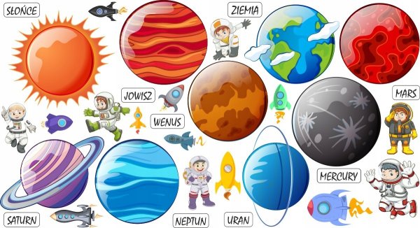 Планеты наклейки для детей