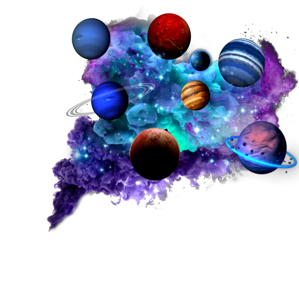 Наклейки космос планеты