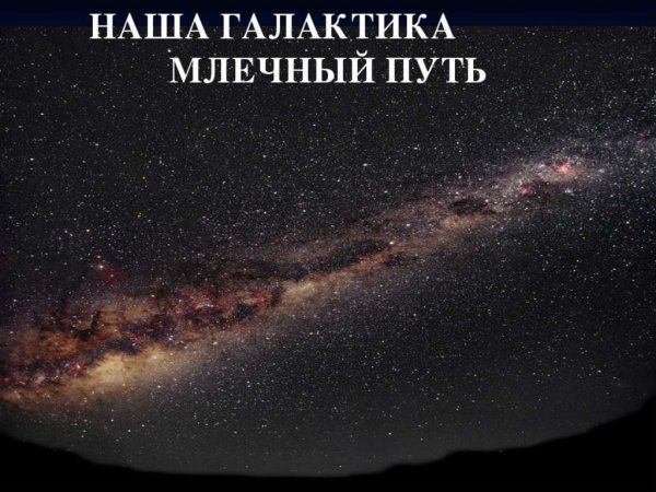 Наша Галактика Млечный путь