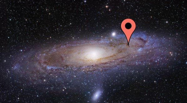 Планета земля в галактике Млечный путь