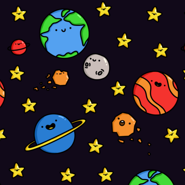 Космос мультяшный
