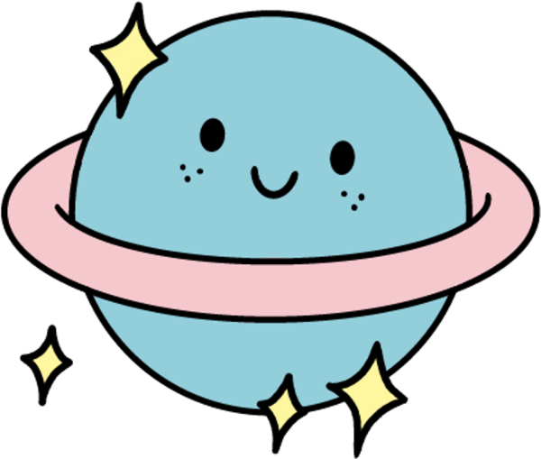 Милые мультяшные планеты