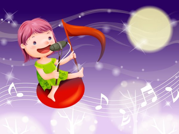 Детские музыкальные фоны