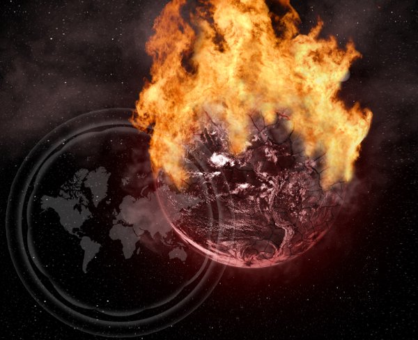 Планета земля вся в огне