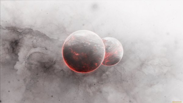 Космос черно белый