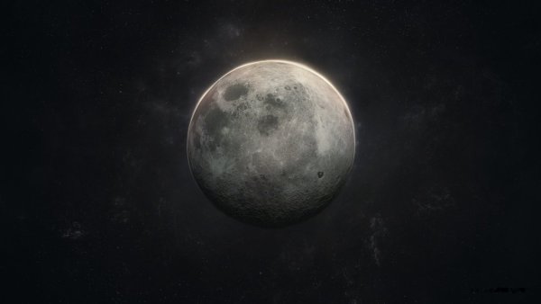 Луна в космосе