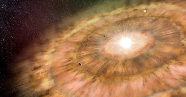 Образование солнечной системы из газопылевого облака