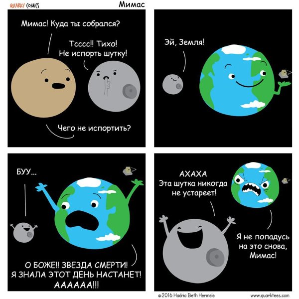 Комиксы про планеты