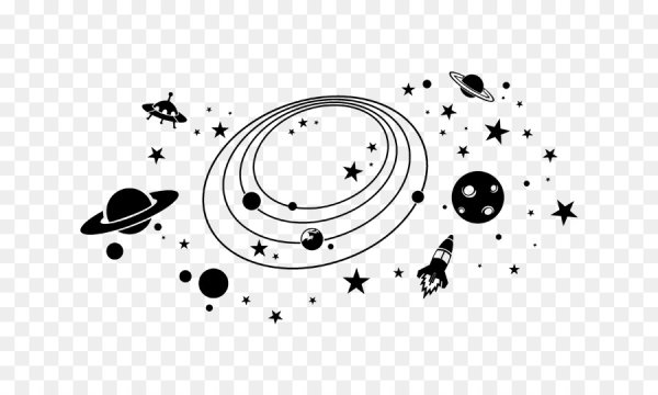 Планета силуэт