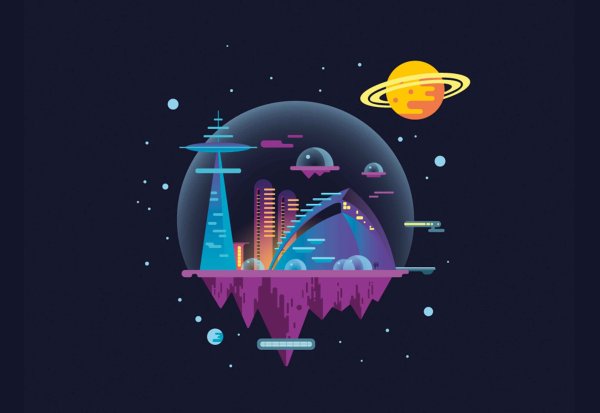 Космос Векторная Графика