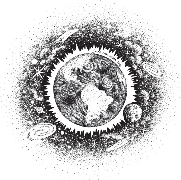 Тату земля эскиз