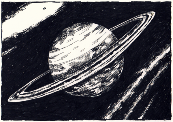 Сатурн иллюстрация