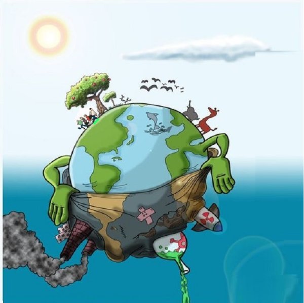 Загрязнение планеты для детей