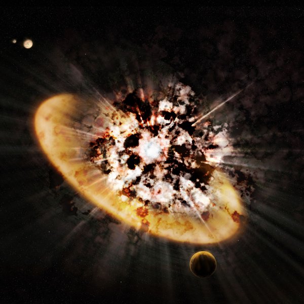 Взрыв планет