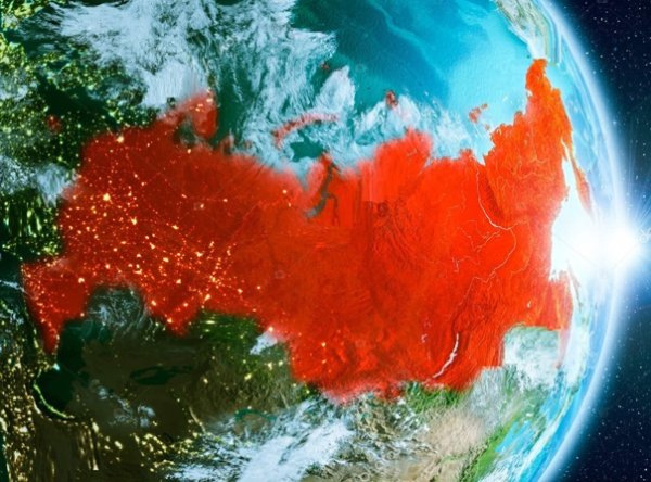 Планета с выделенной Россией