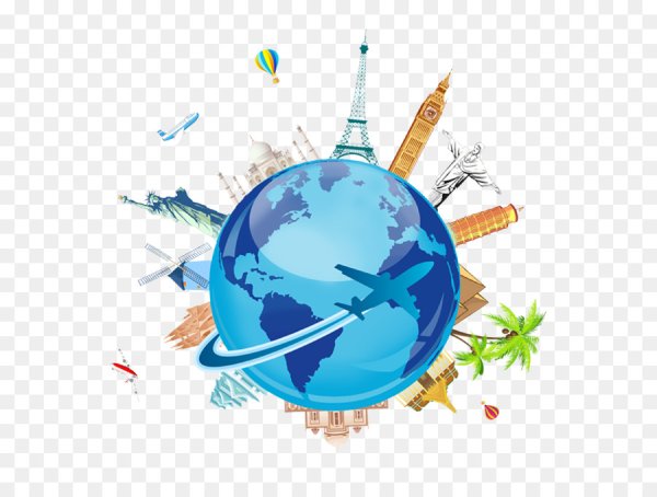 Путешествие на прозрачном фоне