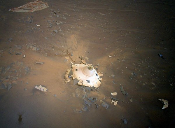 Марсоход Кьюриосити на Марсе