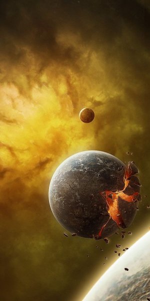 Планета взрывается