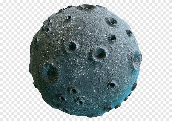 Планета с кратерами иллюстрация