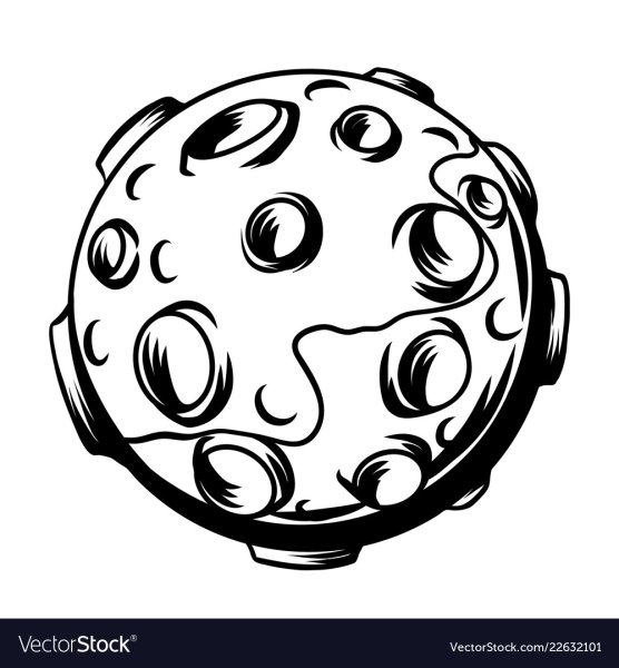 Планета с кратерами