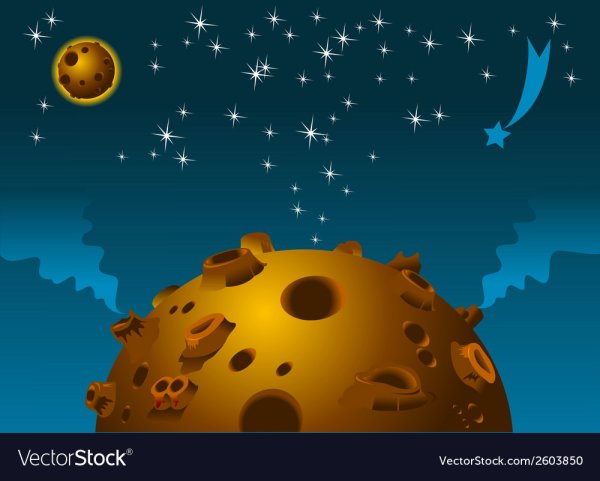 Что такое кратеры на Луне для детей