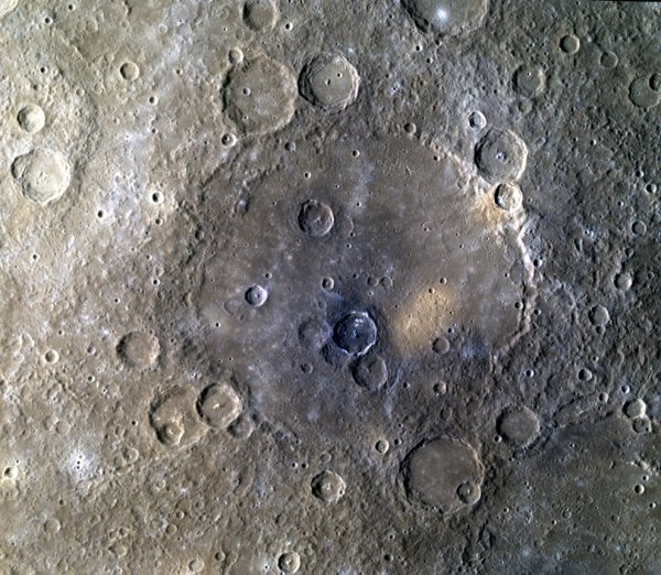 Меркурий Планета рельеф поверхности