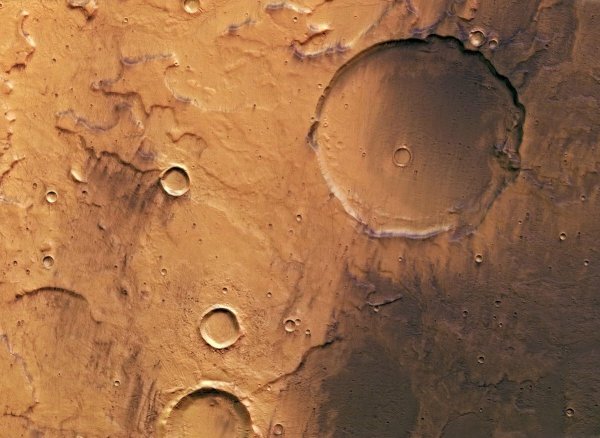 Кратер Дарвин на Марсе