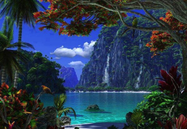 Райский пейзаж
