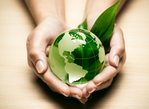 Зеленая Планета в руках