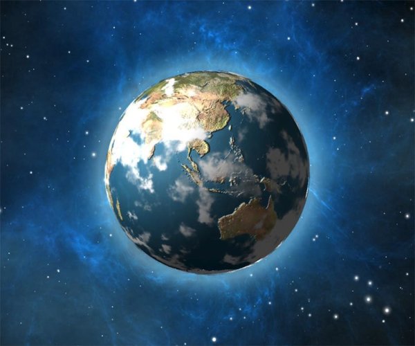 Анимированная Планета земля