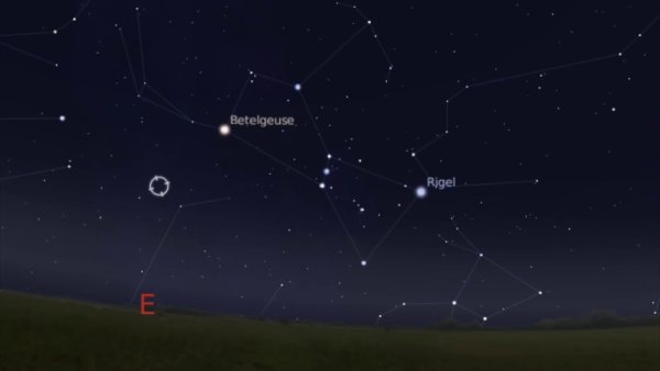 Планета Нептун в созвездии Водолея