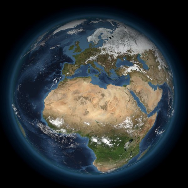 Планета земля 3д