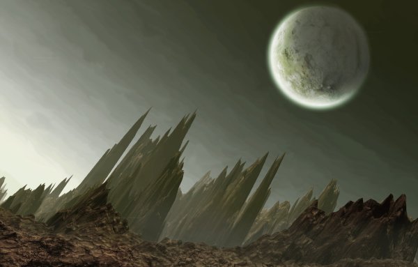 Фантастические инопланетные пейзажи