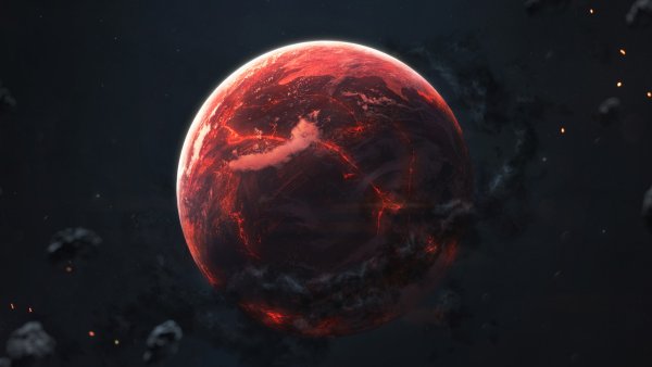 Планета Марс арт