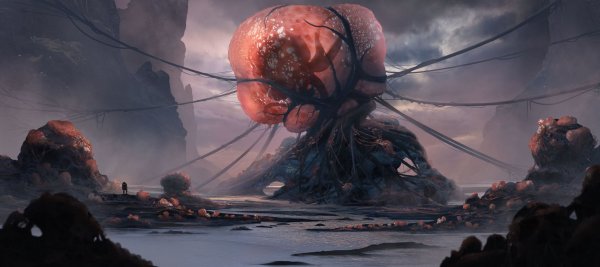 Концепт арт Планета Неизвестная мрачная