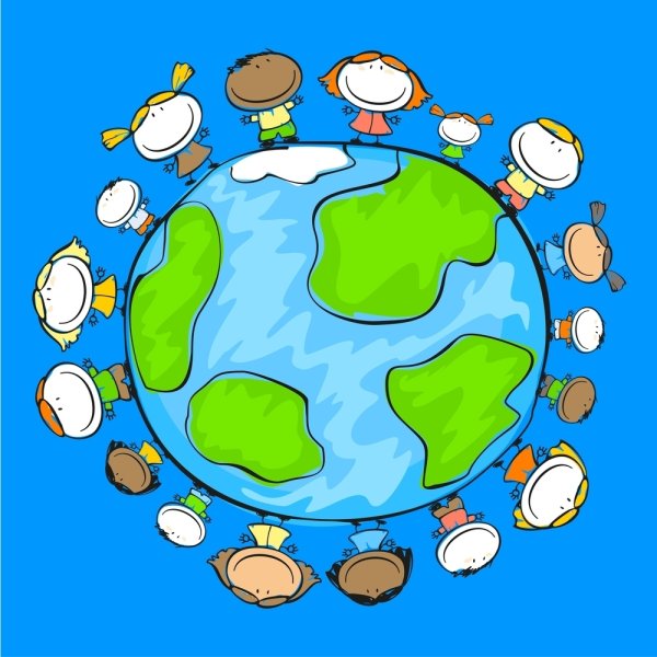 Земля рисунок для детей