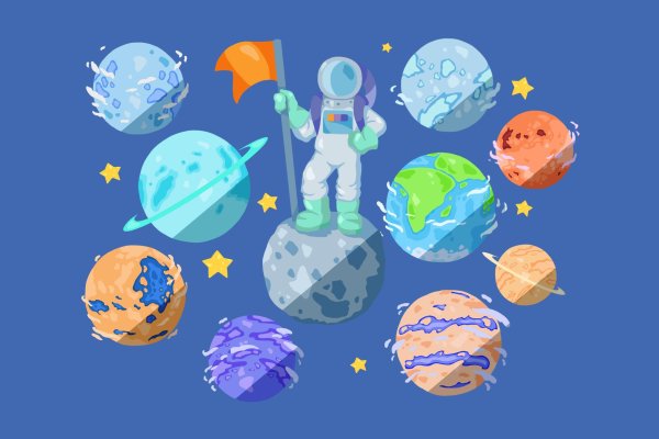 Планета мультяшная