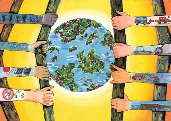 Экологический коллаж