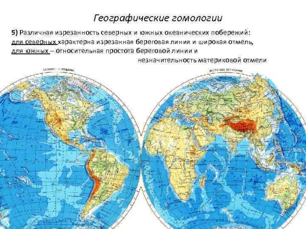 Какой океан расположен в четырех полушариях