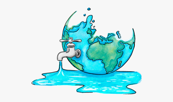 Плакат для детей берегите воду