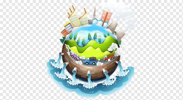 Мультяшная Планета загрязнена