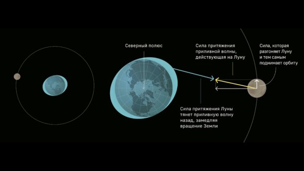 Орбита вращения Луны вокруг земли