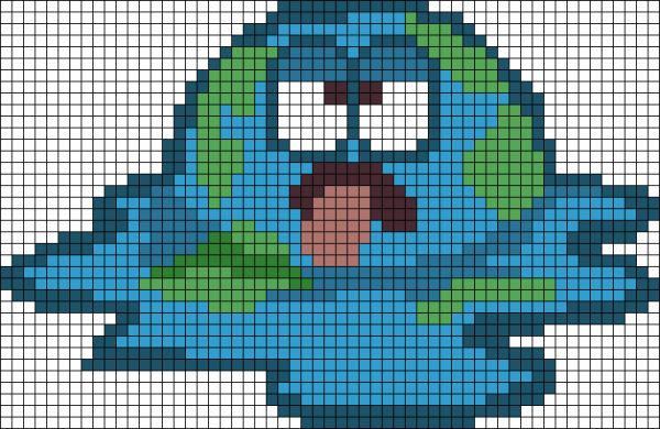 Картинки по клеточкам смешные