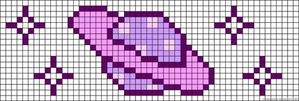 Схемы в клеточку для браслетов