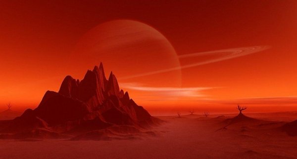 Фантастические пейзажи Марса